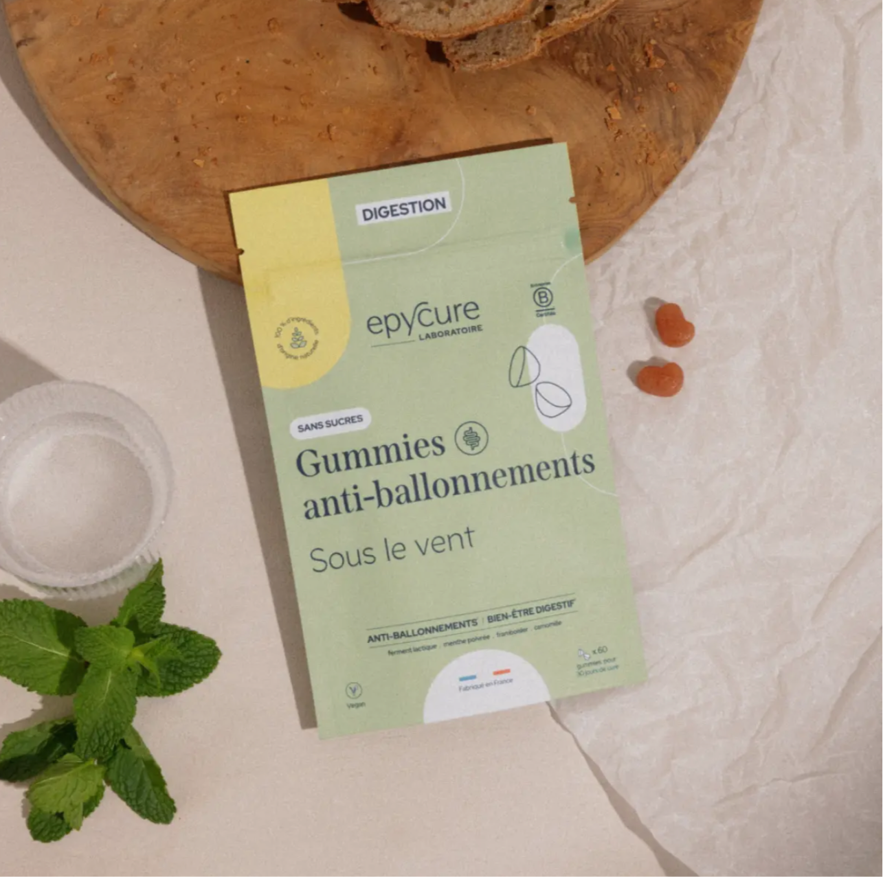 Gummies anti-ballonnements