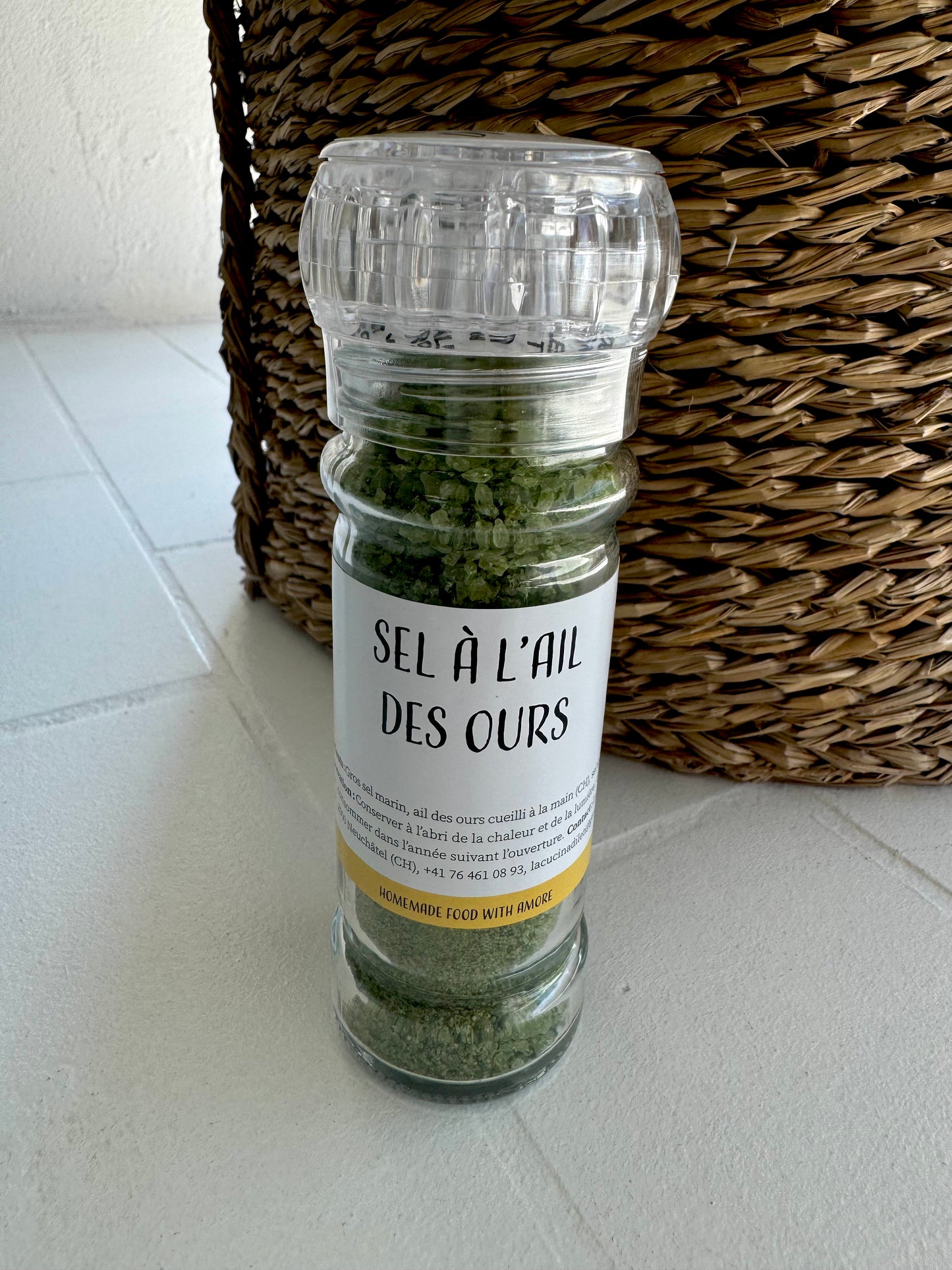 Sel à l'ail des ours La cucina de Leti