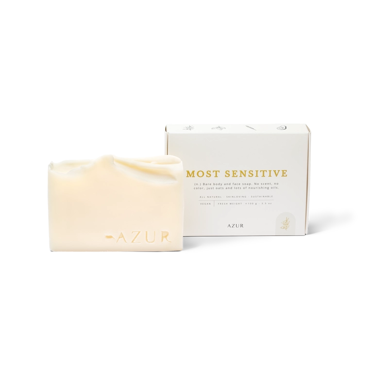 Most sensitive savon solide pour le corps et le visage