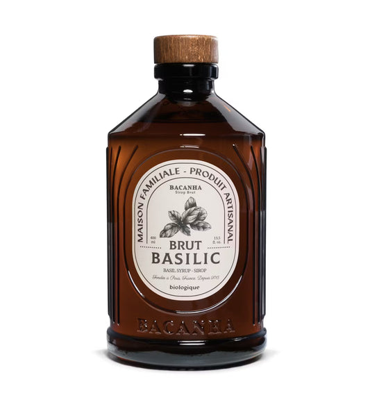 Sirop Brut de Basilic Bio