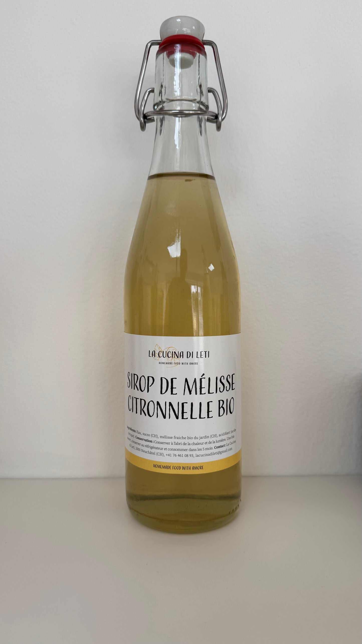 Sirop de mélisse citronnelle Bio