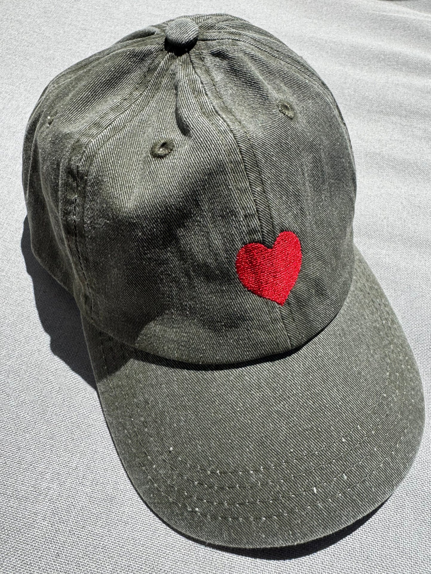 Casquette brodée