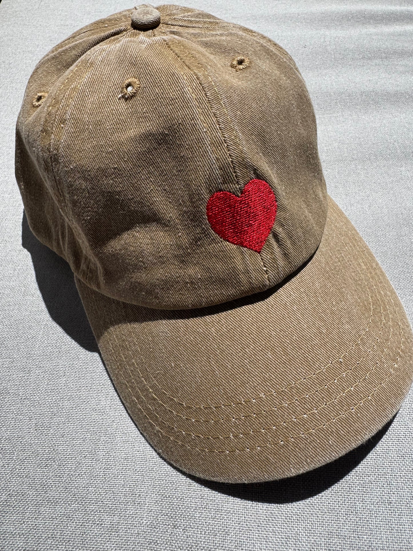 Casquette brodée